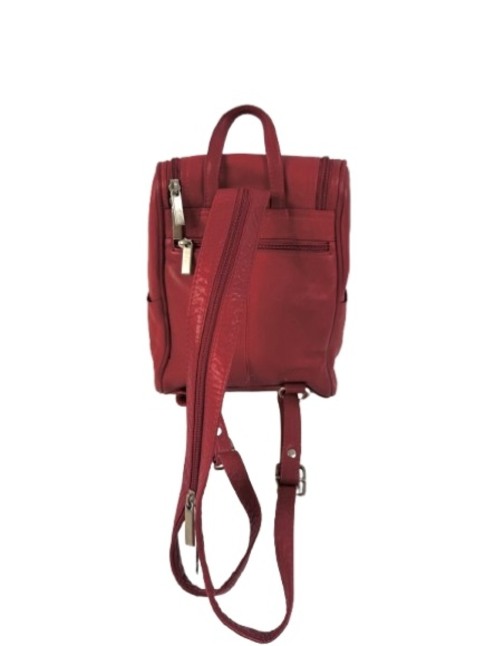 Wilson Leather Red Backpack - Picture 4 of 13
